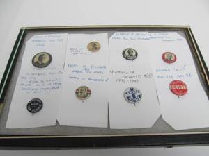 lot 169 image: Nice Lot of Vintage & Antique MN Political Campaign Buttons