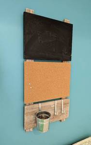 lot 21A image: Hanging Decorative CorkChalkboard