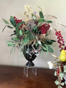 lot 72 image: Three Beautiful Faux Floral Arrangements