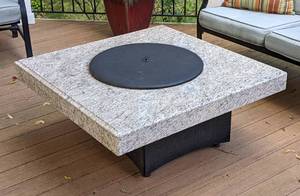lot 6 image: Awesome Outdoor Propane Fire Table
