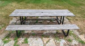 lot 54 image: Wood Picnic Table