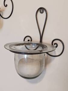 lot 107 image: Pair of Wall Candleholders