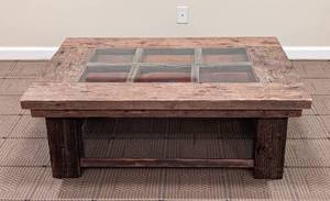 lot 118 image: Cool Reclaimed Wood Coffee Table