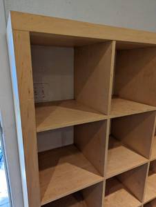 lot 126 image: Wood Cubby Storage Unit