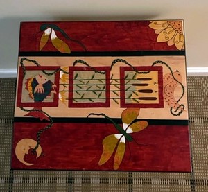 lot 103A image: Whimsically Designed Petite Accent Table