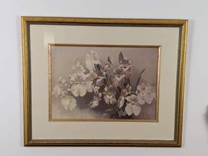 lot 53 image: Stunning Floral Art by H.G. Moon