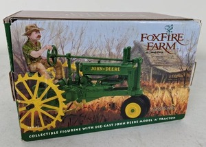 lot 36 image: NEW Lowell Davis Foxfire Farm John Deere Die Cast Ertl Collectible