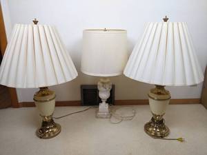 lot 68 image: Three Table Lamps
