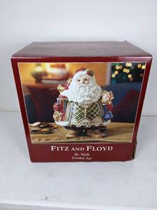 lot 95 image: Fitz and Floyd St. Nick Cookie Jar