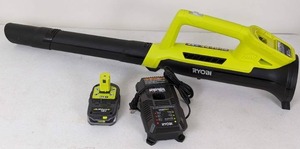 lot 103 image: Ryobi 18V Blower Plus Battery and Charger