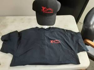 lot 217 image: 1-Large Fireball T-Shirt & 1-Cap
