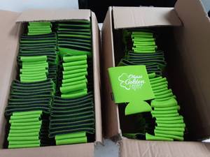 lot 220 image: 130 Can Coozies (Michelob Golden)