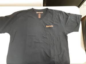 lot 106 image: NEW Black Jagermeister Uni-Sex Embroidered T-Shirt Size XL