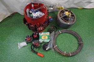 lot 13 image: Plumbing Tools and Parts plus Drain Snake