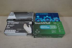 lot 49 image: Latex Gloves -Medium and Large