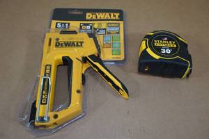 lot 82 image: Dewalt Tape Measure and Multi Tacker