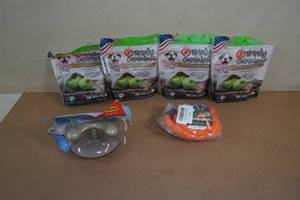 lot 88 image: Dog Chew Bones, Leash, and Slow Feeder