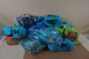 lot 113 image: 13 Infant Body Glove Paddle Pals Floatation Devices