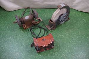 lot 186 image: Vintage Power Grinders - Electric and Belt Drive