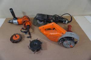 lot 187 image: Vintage Power Tools - Sanders, Drill
