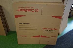 lot 252 image: 27 Cardboard Storage Boxes - 24 x 18 x 24