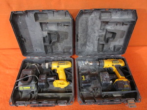 lot 65 image: 12v DeWalt Tools, Batteries, Charger