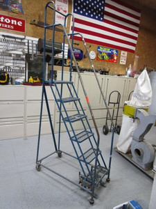 lot 53 image: Rolling Ladder