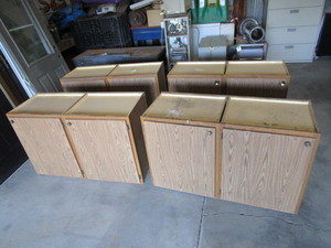 lot 91 image: Cabinets & Bench