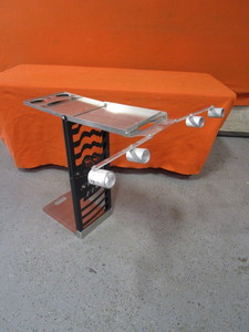lot 114 image: (New) Ice Fishing Rod HolderTable
