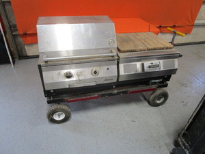 lot 54 image: Tailgating GrillCooler wReceiver Hitch Hookup for Transport