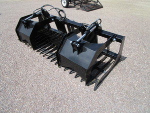 lot 1 image: (New) 7 Skidsteer BrushRock Bucket