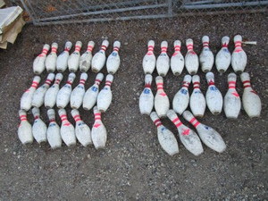 lot 135 image: (37) Bowling Pins