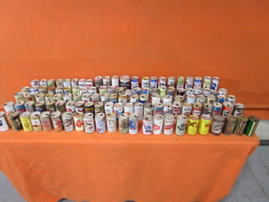 lot 163 image: Vintage Beer Cans (see pics)