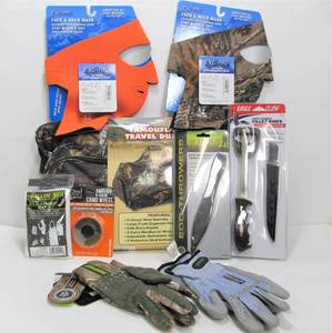 lot 58 image: Nice Lot of Brand New SurvivalOutdoor Gear wTravel Duffle