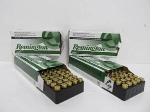 lot 62 image: 4 Boxes of REMINGTON Pistol & Revolver Ammo - 380 Automatic 