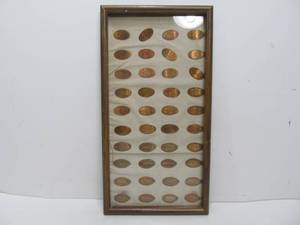 lot 123 image: Collection of Baseball Related Elongated Pennies