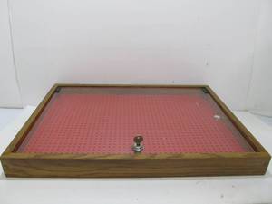 lot 129 image: Countertop or Wall Hanging Display Case