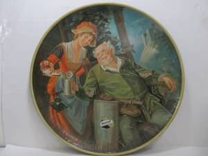 lot 135 image: LARGE Vintage Metal FALSTAFF Beer Tray