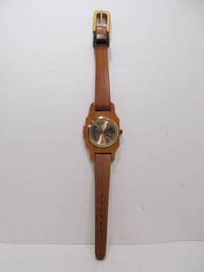lot 136 image: Large Signed Handmade Wooden Watch Wall Clock