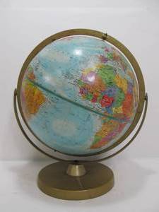 lot 212 image: Vintage Replogle World Nation Series Globe