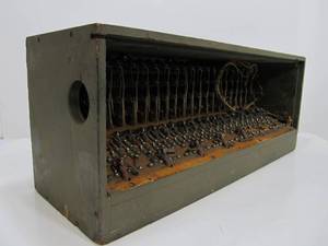 lot 234 image: Orig Vintage WWII Era Military Switchboard