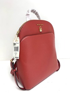 lot 51 image: Brand New w Tags MICHAEL KORS Adele Leather BackpackPurse