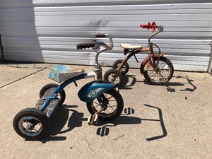 lot 339 image: Pair of Vintage 1960s Era Tricycles
