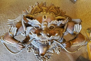 Asian Style Metal Wall Hanging