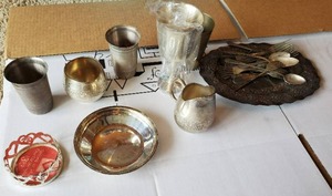 Collection of Silver Plated Dcor