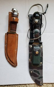 Two Knives with Sheaths