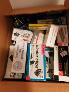 Contents of Office Closet