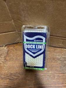 Attwood Premium 38 D x 15 L White Nylon 3-Strand Twisted Dock Line