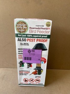 Unbranded Metal Pest Off Squirrel Proof Mixed Seed and Sunflower Bird Feeder