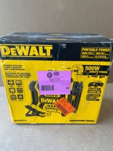 DEWALT 1600 Peak Amp Portable Car Jump Starter with 120 PSI Digital Air Compressor and 500-Watt Inverter